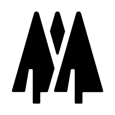 bir harf logo vektör tasarımı