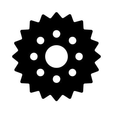 beyaz arkaplan, vektör, illüstrasyon üzerinde izole edilmiş dişli düz simge,