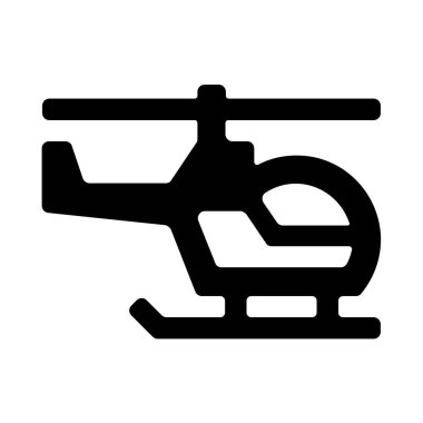 Hava aracı simgesi. Web tasarımı için drone vektör simgesinin düz çizimi