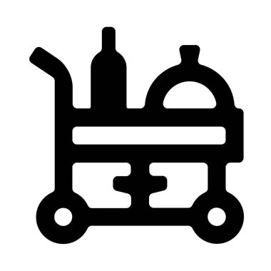 Araba servis çizgisi ikon vektörü. Otomobil servis tabelası. izole edilmiş çizgi simgesi siyah illüstrasyon