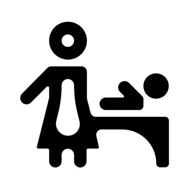 Bir doktorun vektör illüstrasyonu