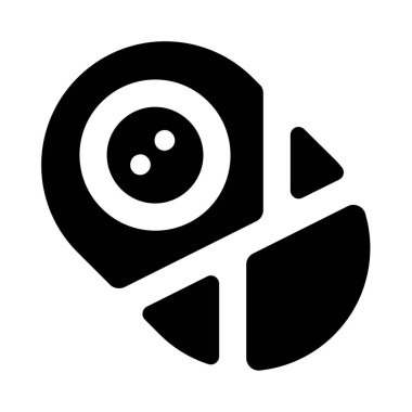 kamera simgesi vektör illüstrasyonu