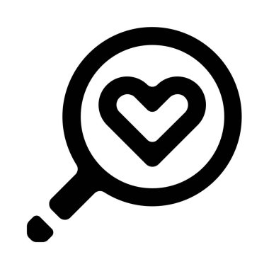 Kalp vektör satırı simgesi