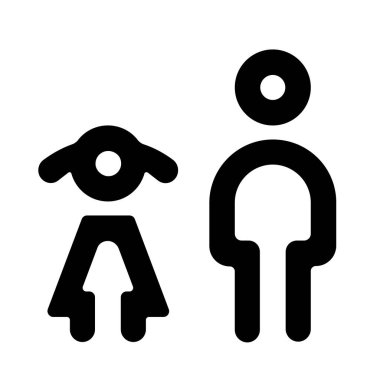 aile simgesi vektör illüstrasyonu