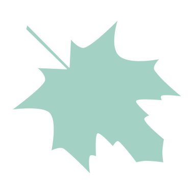 Sonbahar yaprağı izole edilmiş simge