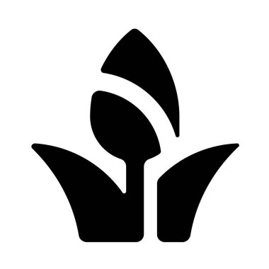 bitki ikonu. Basit resimleme