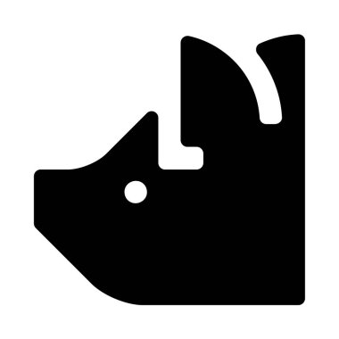 hayvan simgesi vektör illüstrasyonu