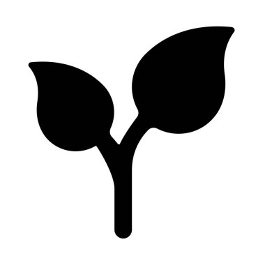 bitki simgesi vektör illüstrasyonu