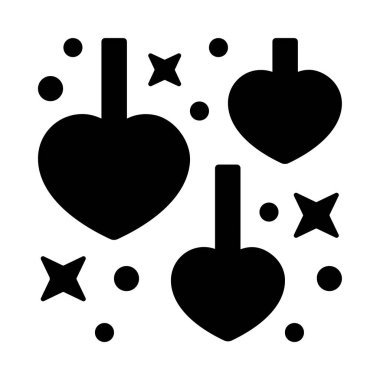 Aşk simgesinin vektör illüstrasyonu