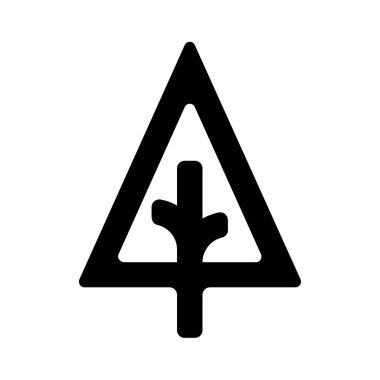 Yol simgesi vektör illüstrasyonu