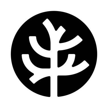 Vektör Ağacı Simgesi illüstrasyonu