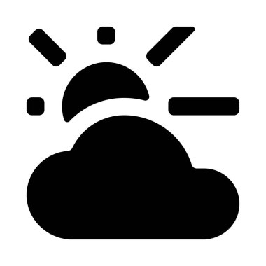 hava simgesi vektör illüstrasyonu