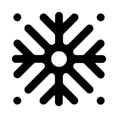 kar tanesi vektör simgesi düz simge