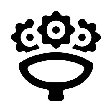 fan simgesi, vektör illüstrasyonu