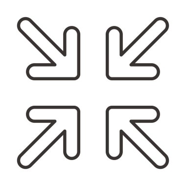 ok simgesi vektör illüstrasyonu