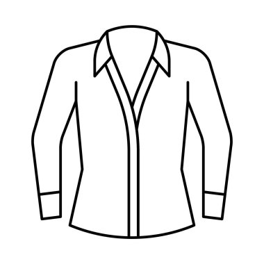 shirt simgesi vektör illüstrasyonu