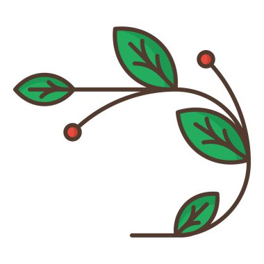 dal yaprakları simge bırakır