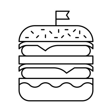 Hamburger lokanta simgesi