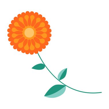 Çiçek tasarımı içinde yalnız çiçekler