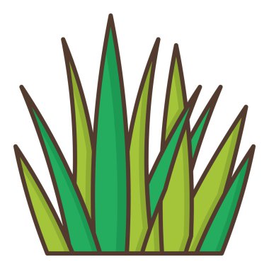 yosun mor vektör simgesi