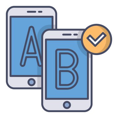 cep telefonu simgesi vektör çizimi