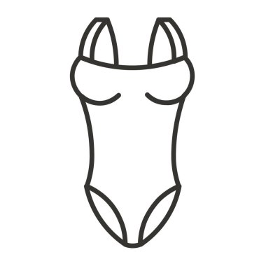 iç çamaşırı vektör satırı simgesi