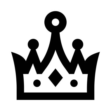 Üzerinde üç küçük taç olan bir taç.