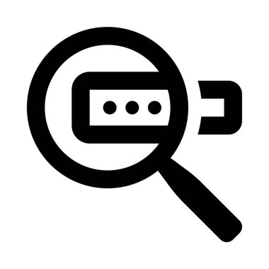 Bir bilgisayar resmine sahip büyüteç