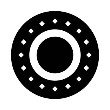 bir dairenin siyah beyaz resmi