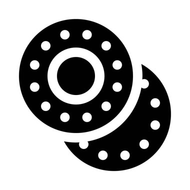 Bir çift siyah beyaz daire.