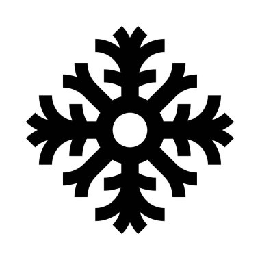 Beyaz arkaplanı olan siyah beyaz bir kar tanesi.