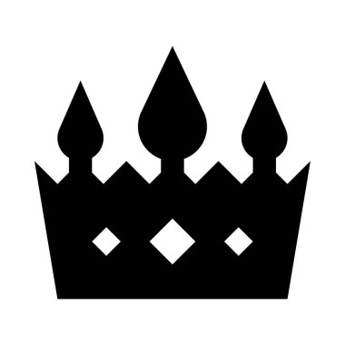 Üzerinde üç damla su olan bir taç.