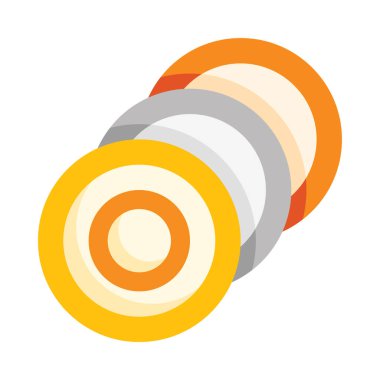 Beyaz arkaplanı olan bir tabak yığını