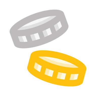 Beyaz arka planı olan iki halka.