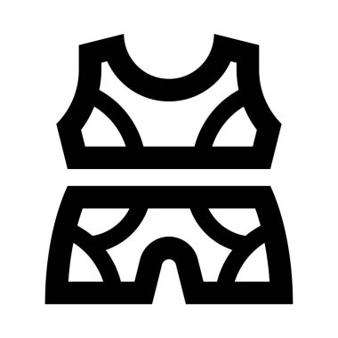 Siyah beyaz bir sütyen silueti.