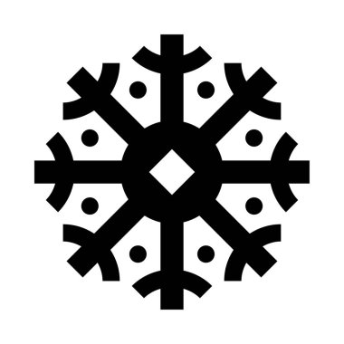 Bir kar tanesinin siyah beyaz görüntüsü