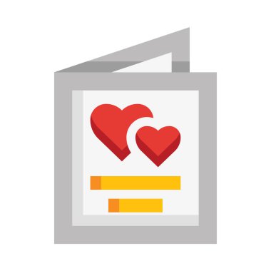 Sarı kenarlı bir kutuda iki kalp.