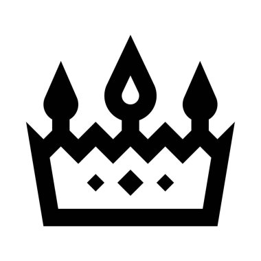 Üzerinde üç mum olan bir taç.