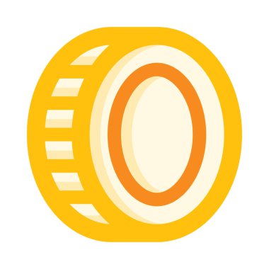 Beyaz arka planı olan sarı ve beyaz çizgili bir nesne.