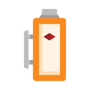 Üzerinde kırmızı elmas olan bir şişe portakal suyu.