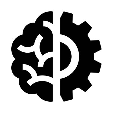 Bir dişli tekerleğinin siyah beyaz görüntüsü