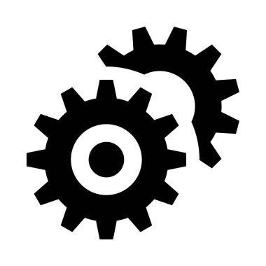 İki dişlinin siyah beyaz fotoğrafı.