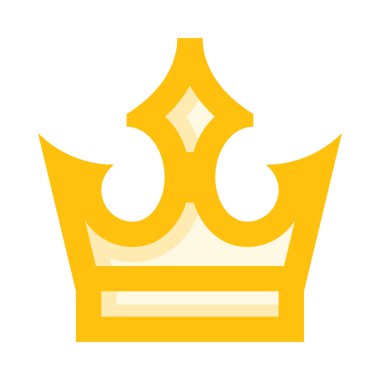 Üstünde büyük bir taç olan bir taç.