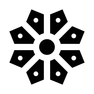 Bir kar tanesinin siyah beyaz görüntüsü