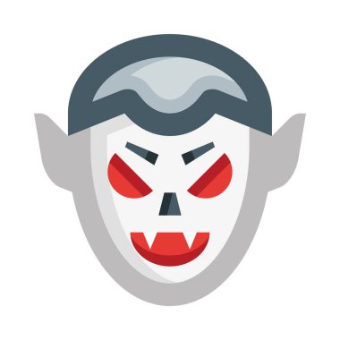 Korkunç yüzlü bir çizgi film karakteri.