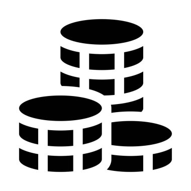 Beyaz arkaplanda poker çipleri yığını