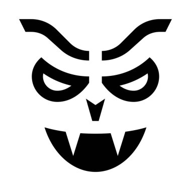 Bir baykuş yüzünün siyah beyaz resmi