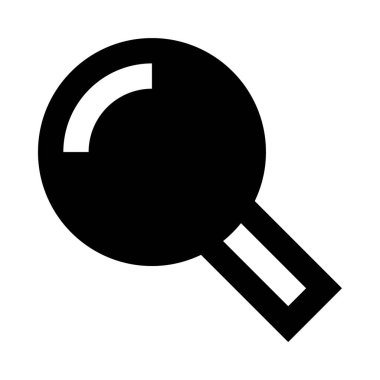 Büyütecin siyah beyaz bir resmi.