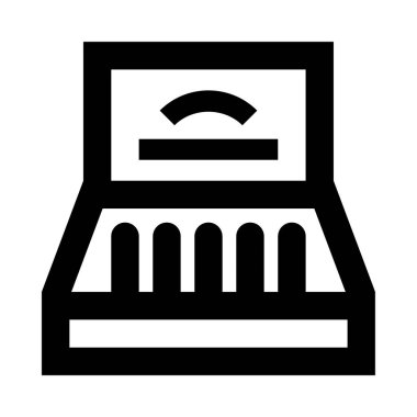 Üç kürekli siyah beyaz bir kâse.