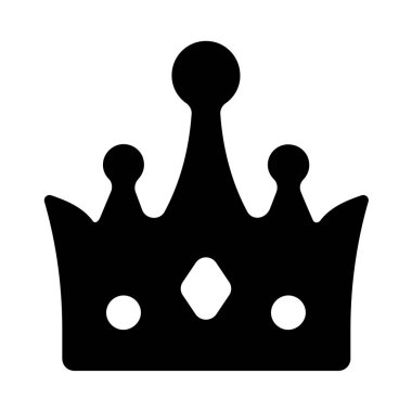 taç simgesi vektör illüstrasyonu